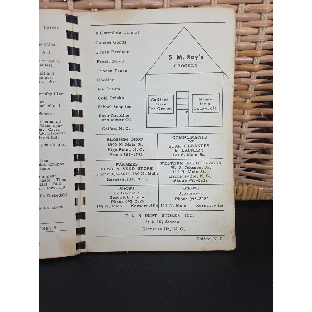 Church Of‎ Jesus Christ Of Latter Day Saints Cookbook Colfax, NC Ward Relief